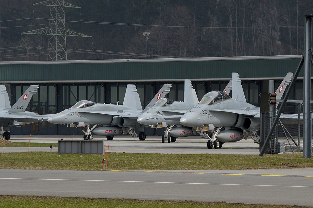 F/A-18 auf Flightline