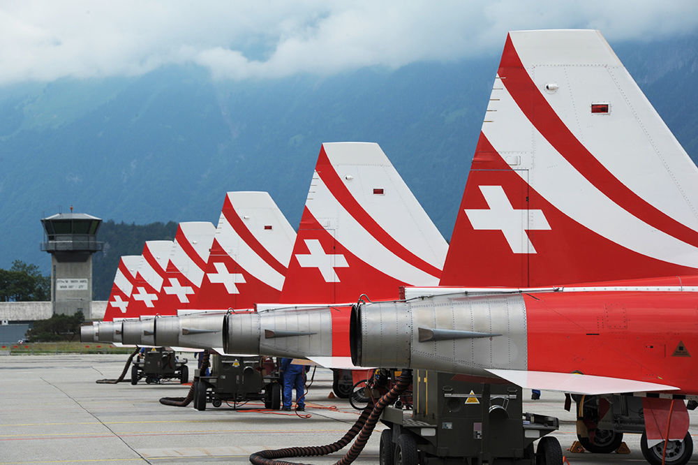 Patrouille Suisse in Meiringen