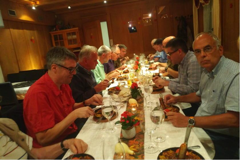 Truppenbesuch bei Übung der EKF anschl. Essen Bütschelegg